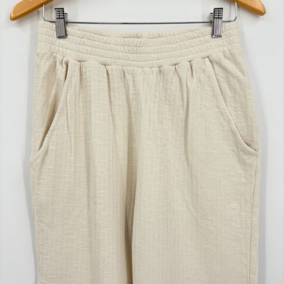 Apiece Apart Dinas Organic Cotton Joggers in Ivory, Sz Small, Luxury Capsule - Picture 5 of 12